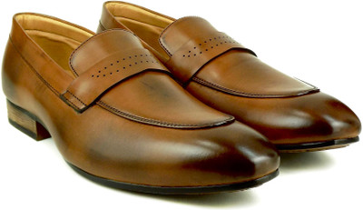 

Dockstreet Panache Series Slip on Party Wear For Men(Brown