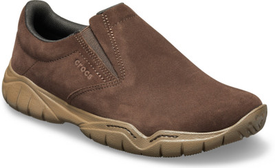 

Crocs Crocs Swiftwater Suede Slip On M Casuals For Men(Brown