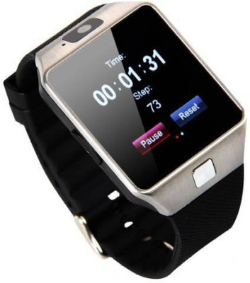 

HALA Hala Smartwatch DZ09 Silver 3 Silver Smartwatch(Black Strap Free Size)