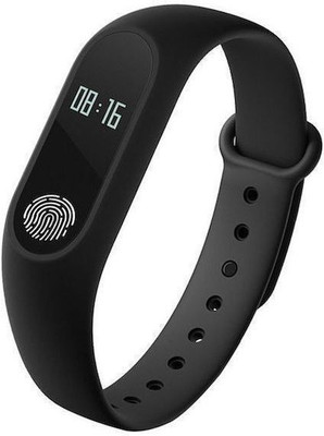 

techfi Smart Band Black Smartwatch(Black Strap Free Size)