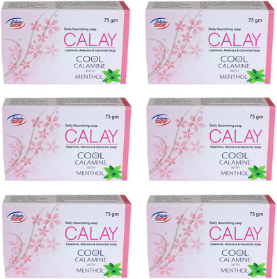 

Calay Calamine , Aloevera & Glycerine Soap(450 g, Pack of 6)