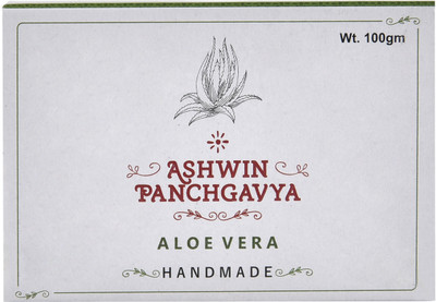 

Ashwin Panchgavya Aloe Vera Handmade Soap ( Pack of 2, 200 gms )(200 g, Pack of 2)