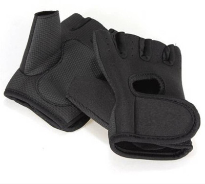 

eDUST Cycling Gloves Gym & Fitness Gloves (Free Size, Black)