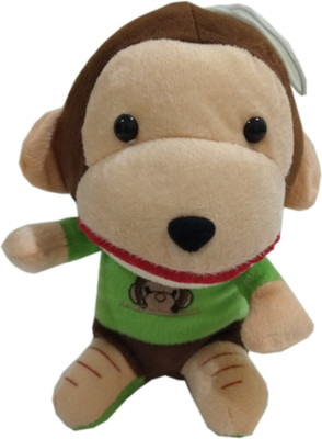 

SATNAM GLOBAL Monkey Soft Toy - 20 cm(Brown)