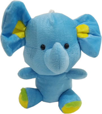 

SATNAM GLOBAL Soft Toys Elephant Blue - 20 cm(Blue)
