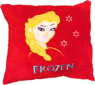 

CREATIVEVILLA CUTE RED FROZEN BARBIE STUFFED SOFT PLUSH PILLOW CUSHION - 35 cm(Multicolor)