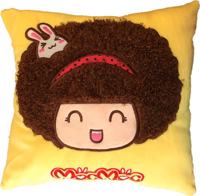 

CREATIVEVILLA CUTE YELLOW DORA MOC MOC STUFFED SOFT PLUSH PILLOW CUSHION - 35 cm(Multicolor)