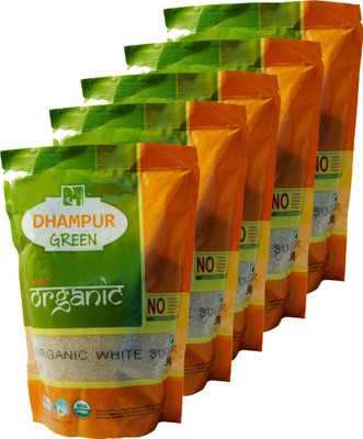 

Dhampur Green Organic White Sugar 500gm (Pack Of 5) Sugar(500 g, Pack of 5)