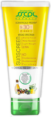 

SSCPL herbals Sunscreen Lotion | SPF 30 â NORMAL TO DRY - SPF SPF 30 PA+++(100 g)