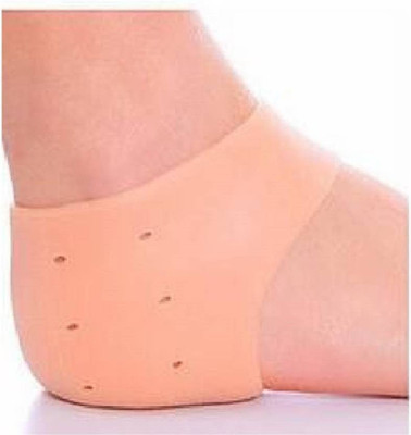 

KRITAM Silicone Gel Heel Heel Support (Free Size, Orange)