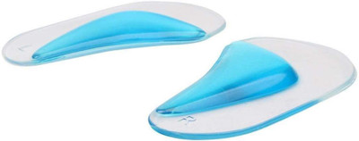 

Baskety Silicone Arch Support Insoles Flat Feet Foot Support (M, Blue)