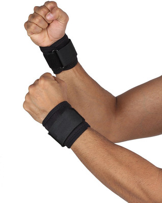 

JUST RIDER WRIST SUPORT2PCS Wrist Support (Free Size, Black)