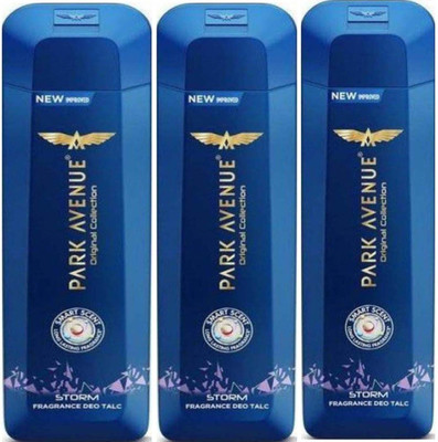 

Park Avenue STORM Deo TALC 200g × 3 Pack Of Three(600 g)