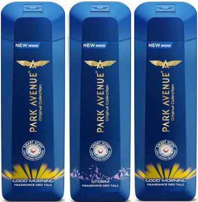 

Park Avenue GOOD MORNING, STORM Deo TALC 200g × 3 Pack Of Three(600 g)