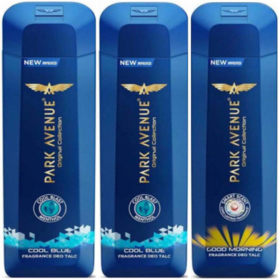 

Park Avenue COOL BLUE, GOOD MORNING Deo TALC 200g × 3 Pack Of Three(600 g)
