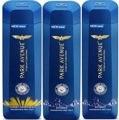 

Park Avenue GOOD MORNING + STORM Deo TALC 200g × 3 Pack Of Three(600 g)