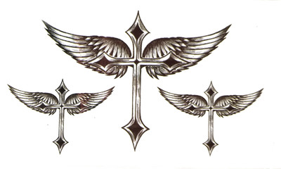 

Gemmas Fashion Wings & Cross(Wings & Cross)