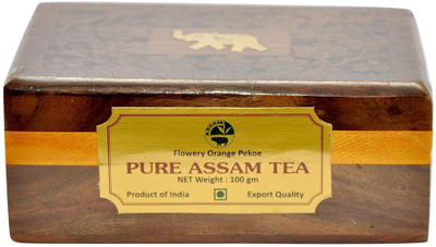 

AVIHS Wooden Gift Box Assam Tea 100 gm Herbs Green Tea(100 g, Box)