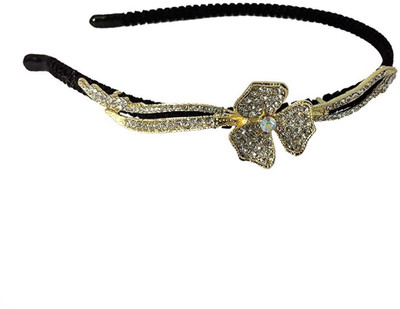 

New Arihant Traders New Arihant Traders- Princes Crown/Head band with stone for Women/Girls/Kids Head Band, Hair Band, Hair Accessory Set(Silver, Gold)