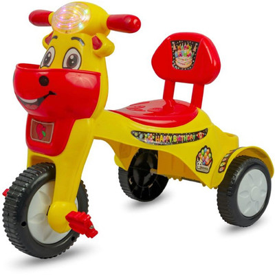 

ODELEE HAPPY BDAY TRICYCLE HAPPY BDAY Tricycle(Green), Yellowred