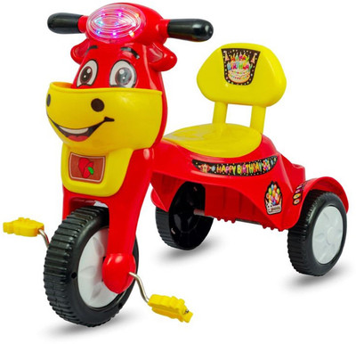

ODELEE HAPPY BDAY TRICYCLE HAPPY BDAY Tricycle(Green), Redyellow