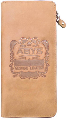 

ABYS Genuine Leather Tan Document holder||Mobile Cover||Debit Card holder||Travel Wallet For Women And Girls(Tan)