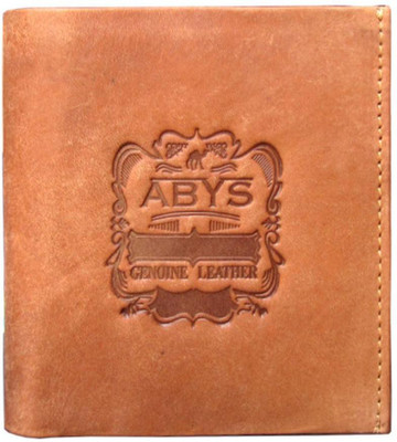 

ABYS Pure Leather Travel Document Holder||Card Holder||Card Case for Men & Women(Tan)(Tan)