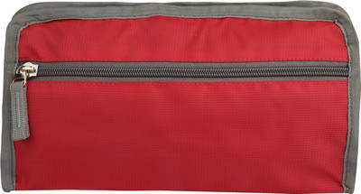 

CRYSTLE Toiletry case wash organizer storage pouch unisex Travel Toiletry Kit(Red)