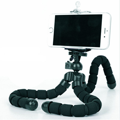 

LIFEMUSIC Multipurpose Sponge Flexible Bracket 360 degree rotatable Mini Tripod For Digital camera,DSLR, Video Camera, Smartphones With Universal Mobile Holder Tripod(Black, Supports Up to 1000 g)