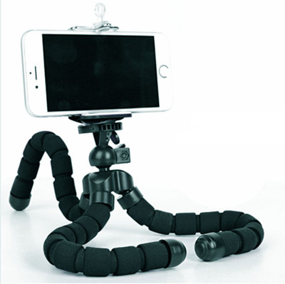 

LIFEMUSIC Multipurpose Sponge Flexible 360 degree rotatable Mini Tripod For Digital camera,DSLR, Video Camera, Smartphones With Universal Mobile Holder Bracket Tripod(Multicolor, Supports Up to 1000 g)