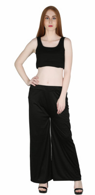 MARAMI Regular Fit Women Black Trousers