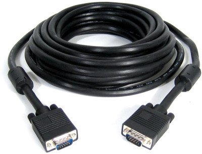 

UPVsales TV-out Cable VGA Cable Male to Male 3 Meter(Black, For Computer, 3)