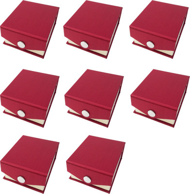 

VAPOK Earring Box Organizer,Earring Box For Storage, 8 Storage Box , Jewelry Organizer JBB-20R-8 storage Vanity Box(Red)