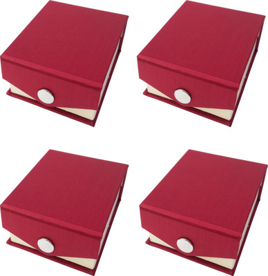 

VAPOK Earring Box Organizer,Earring Box For Storage, 4 Storage Box , Jewelry Organizer JBB-20R-4 Storage Vanity Box(Red)