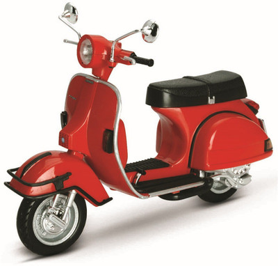 

New-Ray 1978 Vespa P200E Die cast Scooter (1:12) Scale(Red)