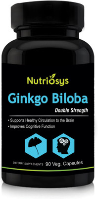 

Nutriosys Ginkgo Biloba Double Strength,Veg Capsules(90 No)