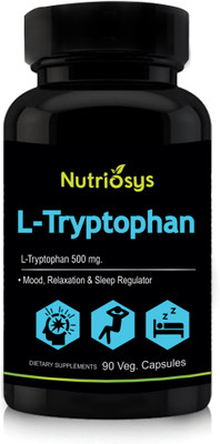 

Nutriosys L-Tryptophan 500mg,Veg Capsules(90 No)