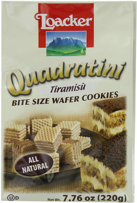 

LOACKER Quadratini Tiramisu 220gm Wafers(220 g)
