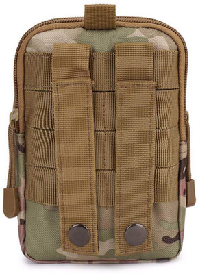 

Kraptick Multi-Purpose Water Resistant Poly Tool Holder EDC Pouch Camo Bag Military Nylon Utility Tactical Waist Pack Camping Hiking Pouch (Khaki) Waist Bag, Waist Pouch(Khaki)