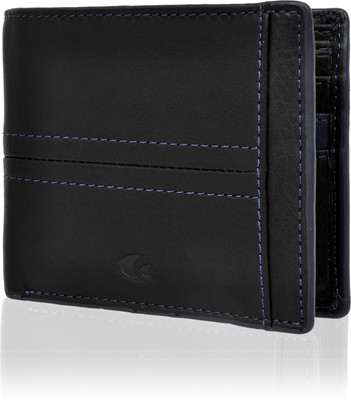 

Allen Cooper Men Black Genuine Leather Wallet(6 Card Slots)