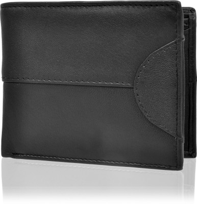

Allen Cooper Men Black Genuine Leather Wallet(7 Card Slots)