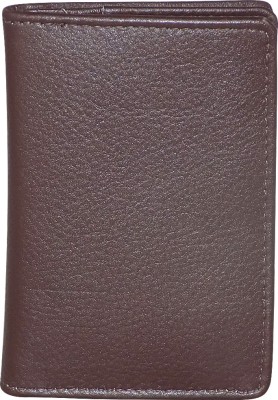Style 98 Men Brown Genuine Leather Document Holder(8 Card Slots)