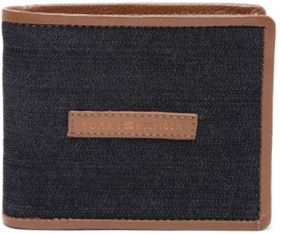 

Tommy Hilfiger Men Black Genuine Leather Wallet(8 Card Slots)