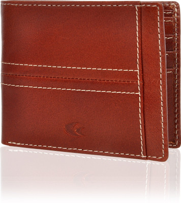 

Allen Cooper Men Tan Genuine Leather Wallet(6 Card Slots)