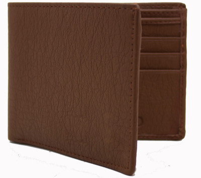 

MS Men Casual Brown Artificial Leather Wallet(10 Card Slots)