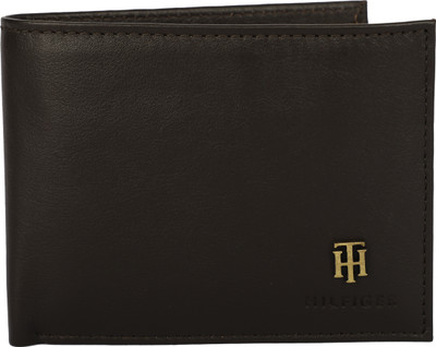 

Tommy Hilfiger Men Brown Genuine Leather Wallet(10 Card Slots)