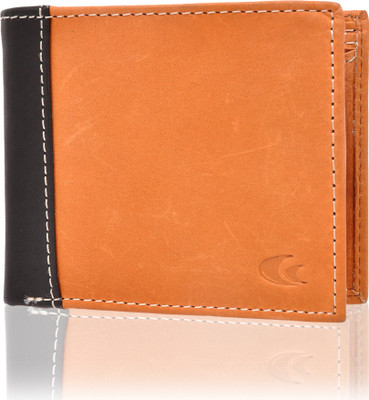 

Allen Cooper Men Tan Genuine Leather Wallet(7 Card Slots)