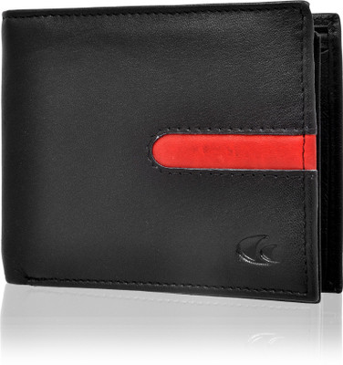 

Allen Cooper Men Black Genuine Leather Wallet(7 Card Slots)