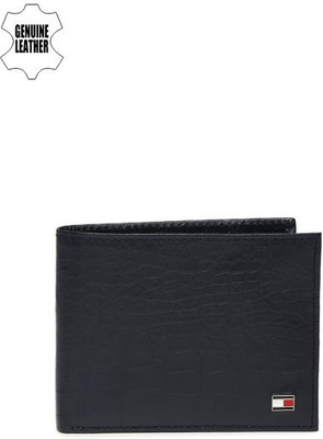 

Tommy Hilfiger Men Blue Genuine Leather Wallet(12 Card Slots), Navy