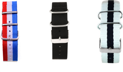 

WM Make Your Own Watch By WM- NATO Multicolored Straps (ONLY Straps)-MYOW COLLECTION MYOW-FRANCE-BK-WBK 22 mm Nylon Watch Strap(Multicolor)